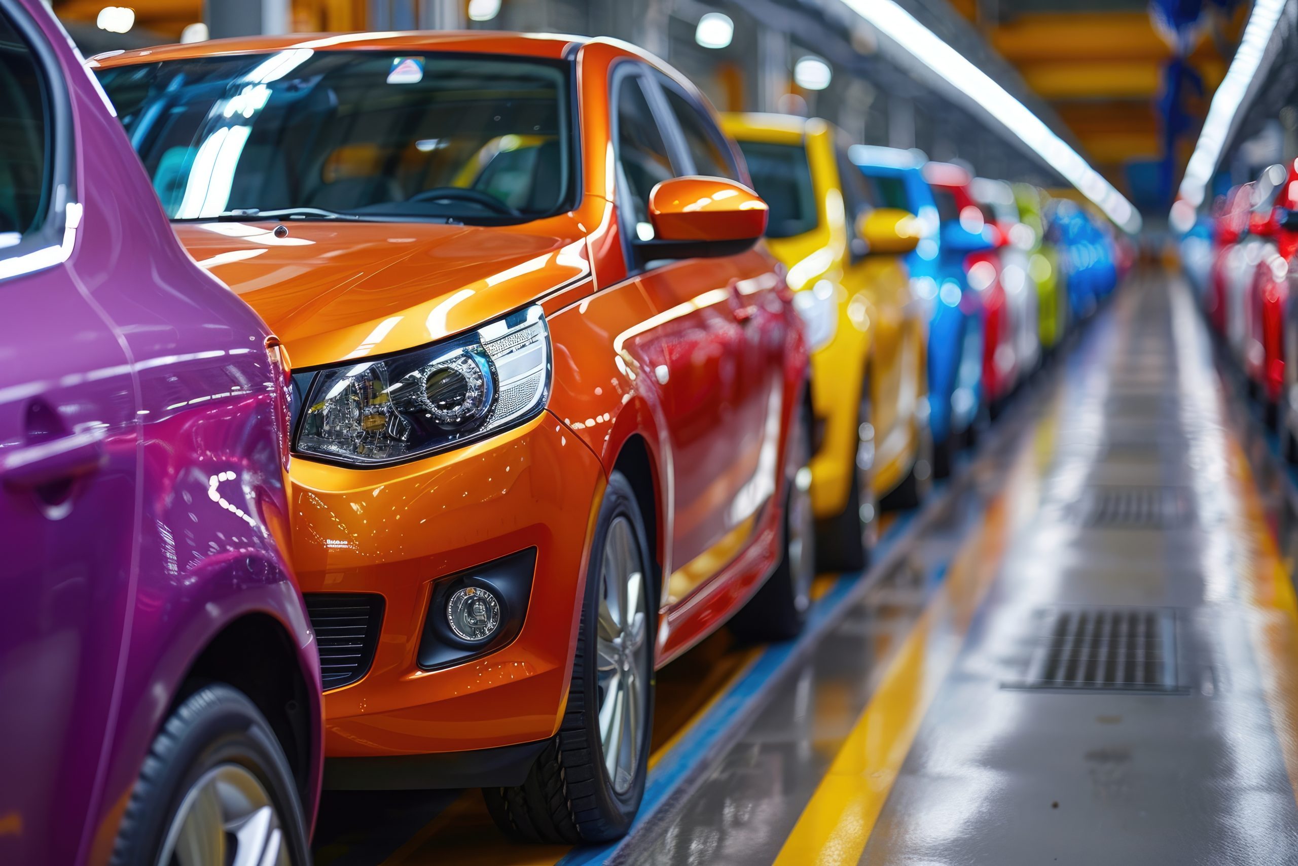 Tornano di moda le auto colorate